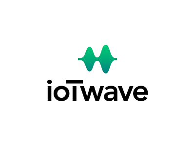 Iotwave Logo Design Proposal for IT Company (Unused) analog signal brand identity branding bridge transition for sale unused buy frequency hidden meaning letter w logo mark symbol icon progress scale up rise tech it company startup type typography text custom wave digital