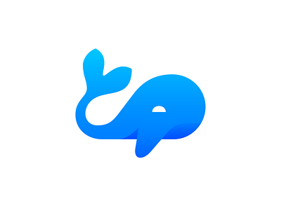 Blue Whale Logo Design (Unused)