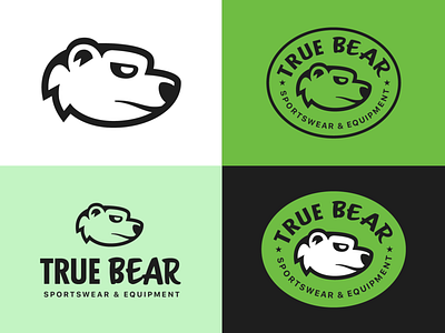 True Bear Logo & Badge Design (Unused)