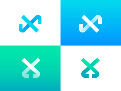 Letter X / Arrows / Directions Logo (Unused for Sale)