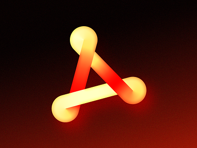 Futuristic Logos #7 — Adobe Acrobat Reader 2d 3d adobe brand identity branding future gradient illusion letter a light logo mark symbol icon mind neon glow nods path retro shine visual