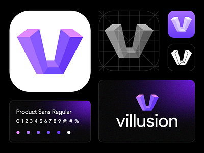 Impossible V Logo Design (Unused for Sale)