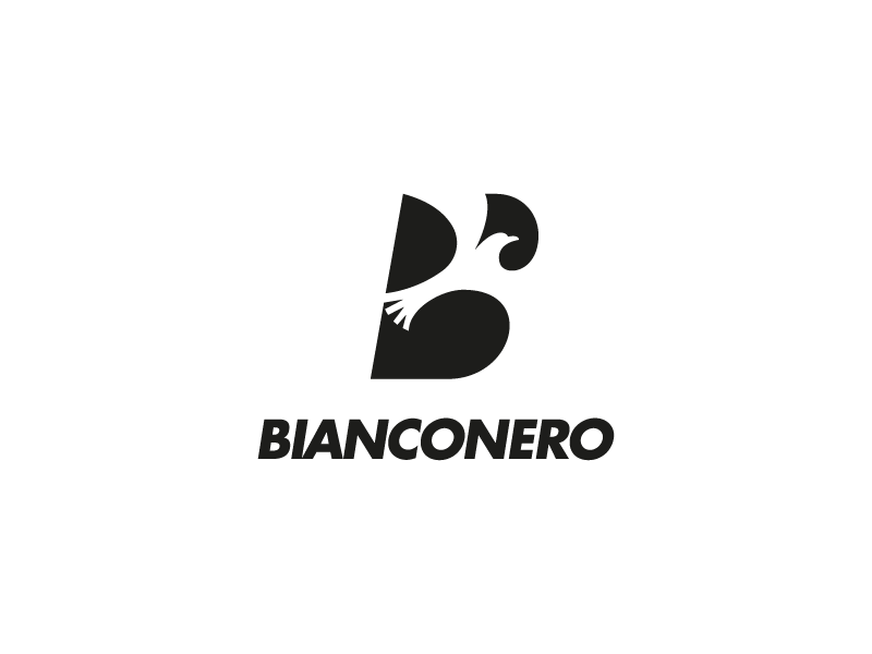 BIANCONERO Logo Design by Mihai Dolganiuc on Dribbble