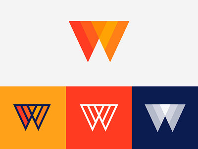 Wic — Mark Ddesign (Option 2) for sale letter w mark w modern logo online learning platform symbol w text logo type logo w logo
