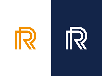 Rentroom Logo Design (Option 2 — Approved Logo) apartment double r for rent house letter r real estate rent rental service room
