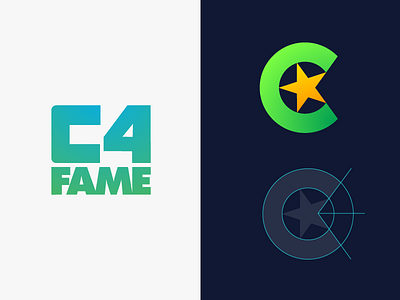 C4fame Logo Design (Option 1 — 2)