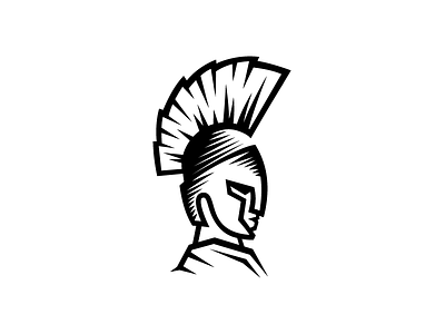 Spartan Logo Design badge sticker lines shadow face helmet fighter protection security safe for sale buy games olympic head armor greece hero history roman warrior mark icon symbol sparta spartan gladiator helmet