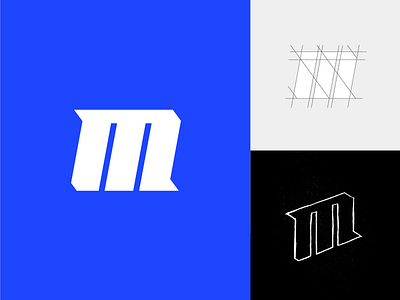 Letter M Exploration Concept 01 by Mihai Dolganiuc on Dribbble