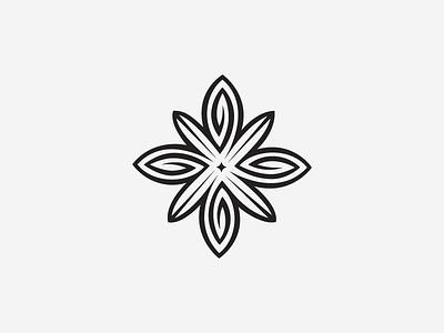 Tattoo Design brand identity branding graphic infinite loop endless logo mark symbol icon tattoo swirl flower ornament