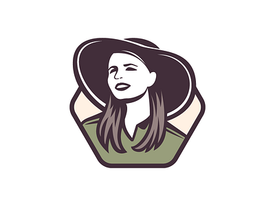 Overseas AG Girl — Logo Design