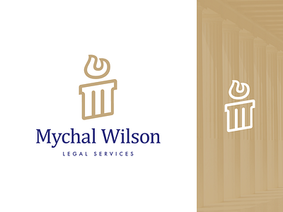 Legal Services Logo Design Proposal Option 2 agency collumn vertical bars brand identity branding graphic fire flame torch building firm associates partners legal for sale unused buy high end premium minimal clean illustration grid type monogram law attorney court pillar logo mark symbol icon
