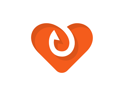 Heart + Hook Logo Design