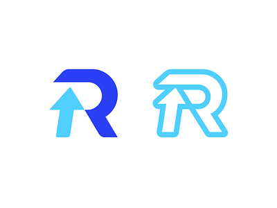 R + Arrow Logo Exploration (WIP — Choose one)