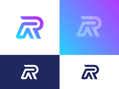 Letter R Logo Design Exploration (Unused for Sale)