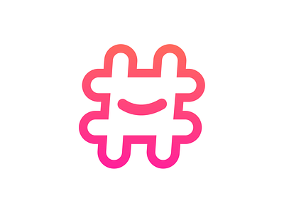 Hashtag Logo Design Second Option