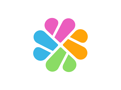 Hearts / Connection Logo Exploration for Self Care Medical App app ios android help brand identity branding colors pink green orange graphic cuts monochrome hearts love medicine doctor logo mark symbol icon passion group team together shape pattern clean design treatment advice health patient