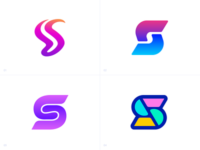 Letter S Exploration WIP for Social Networking App