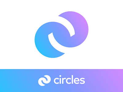 Circles / Connection / Unity / Merge Logo Exploration app ios android navigation brand identity branding circle circles round friendly friends close family gradient modern social media group team community together letter c merge double logo mark symbol icon negative space neon glow progress scale success tech technology cyber two mirror angle up