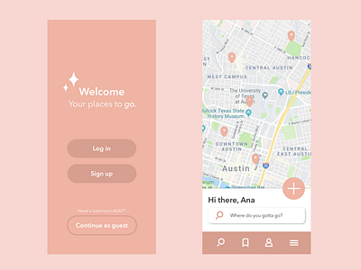 G2G Landing Page app branding design ui