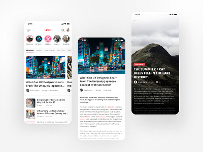 NEWS📰 & INSIGHT💡 Mobile App with Daily Bites UI Exploration article clean design daily bites design insight insight design news design readilibity simple design typography ui ui design ux ux design