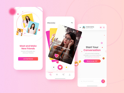 Exploration UI Design about Dating Apps