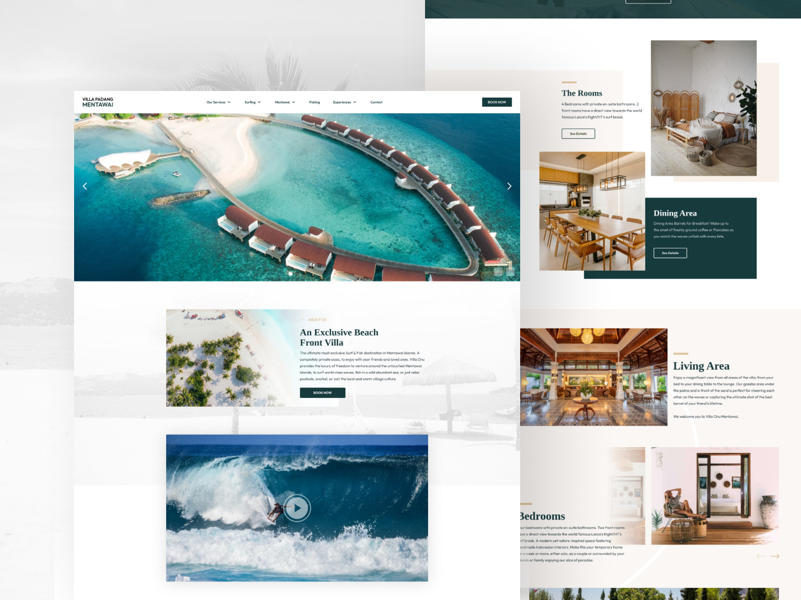 #001 Company Profile about Villa Web Design by Fendy on Dribbble