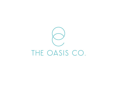 The Oasis Co branding clean logo logo minimalist logo modern logo oasis