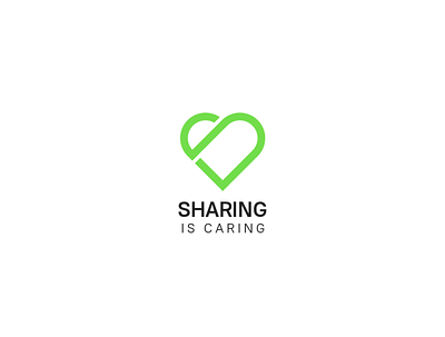 Sharing is Caring branding caring clean logo design logo logodesign minimalist logo modern logo sharing sharing is caring