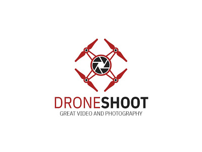 DroneShoot branding design drone drone logo droneshoot droneshot logo logodesign modern logo photography shoot shot technology vector video
