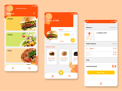 BuyEat app design ui