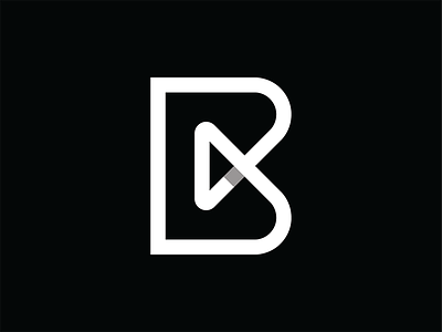 Blowhorn logo arrow b direction identity logo