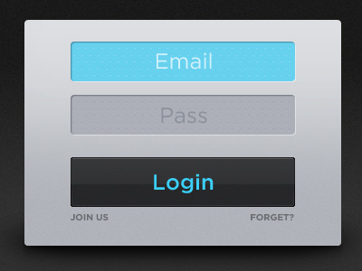 Simple Login buttons form login simple