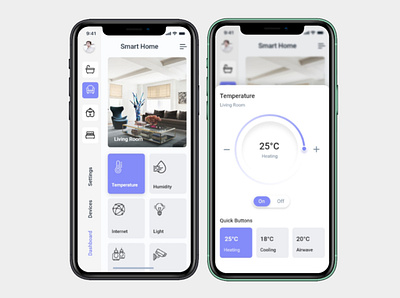 Smart Home App 5 app design flat ui ux