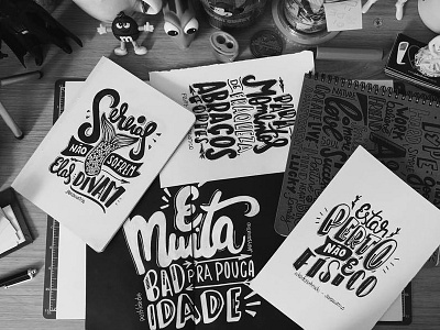 Lettering art brasil handlettering handmade handtype lettering mermaid music table