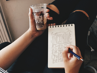 Sketch time art lettering sketch type typography