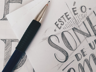 Sketch art handlettering lettering sketch type typography