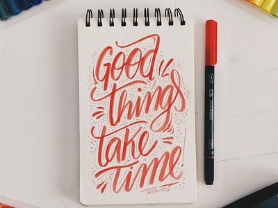 Good things take time