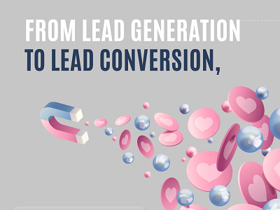 Lead Generation To Leads Conversion animation branding design flat illustration logo minimal mockup mockups moment marketing