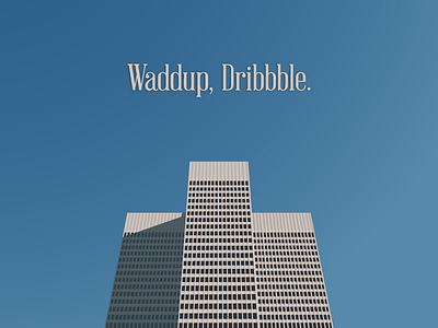 Waddup, Dribbble. architecture canada design flat illustration illustrator lines montreal