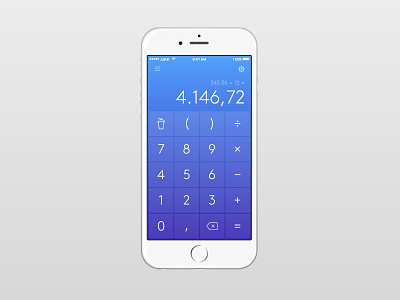 Daily Ui 004 - Calculator