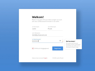 Daily Ui 001 - Register form