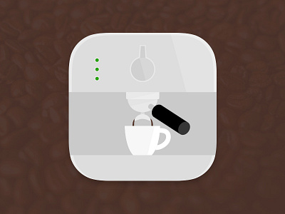 Daily Ui 005 - App Icon app coffee coffee machine dailyui espresso espresso machine icon machine ui