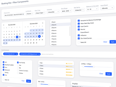 Filter Components UI