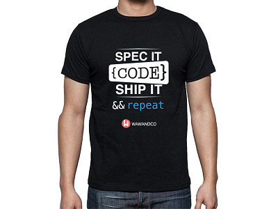 Spec IT, Code, Ship IT and Repeat agile code cycle developer print shirt spec t shirt