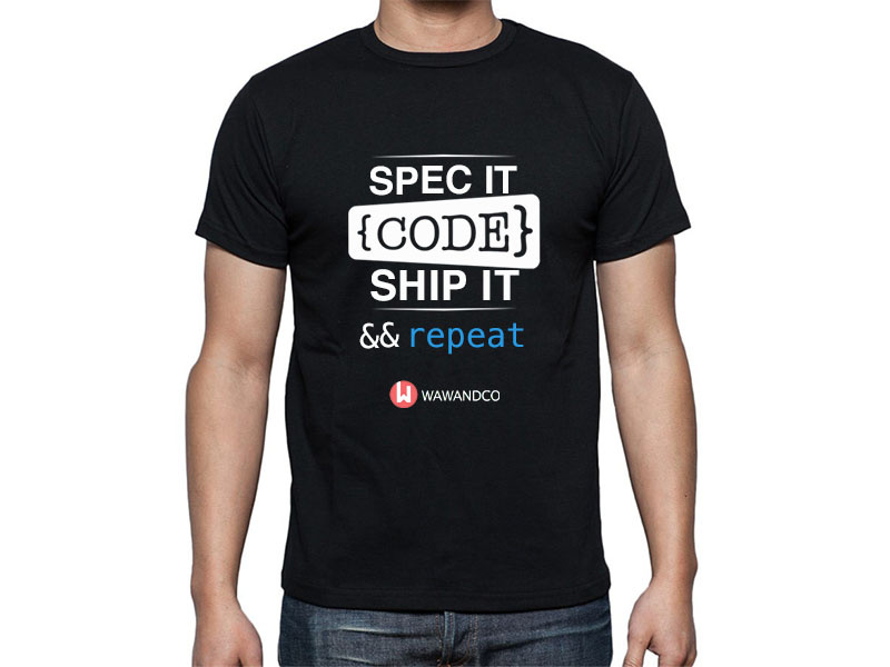 Spec IT, Code, Ship IT and Repeat developer agile cycle shirt spec print code t-shirt