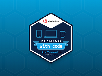 Kicking Ass Sticker app code development devices hexa kick ass mobile sticker watch web