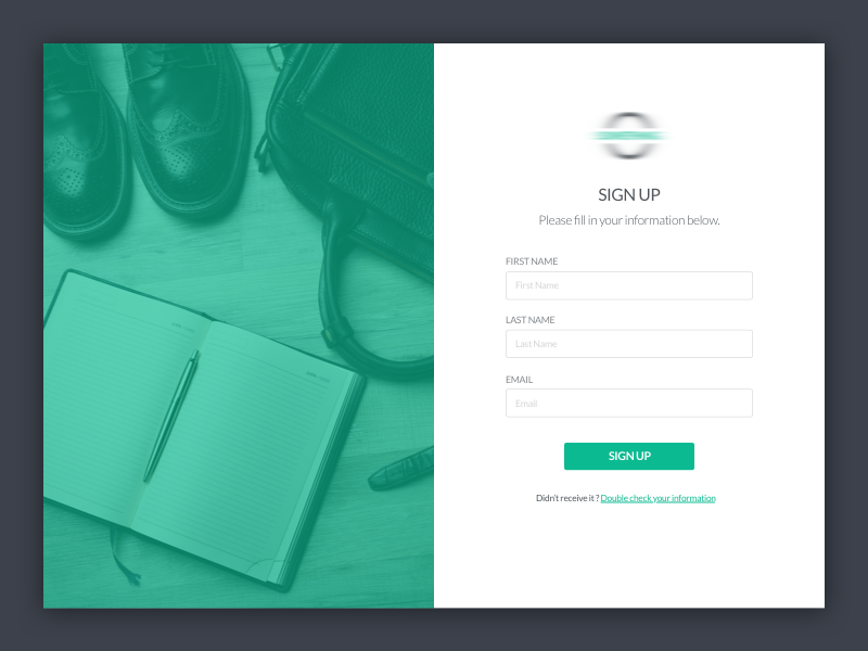 Desktop Sign Up ui fields sign in form desktop register signup sign up