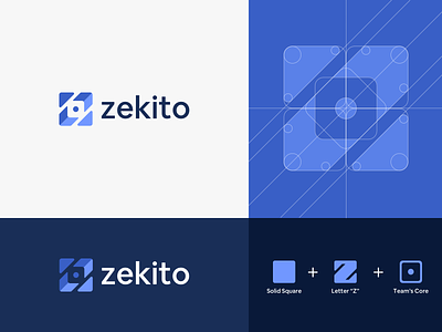 Zekito Brand brand brand identity branding logo logotype management mark web app zekito