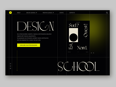 Design courses. Main Page daily ui dailyui dailyuichallenge designschool figma mainpage minimalism ui ui ux uidesign uiux web design webdesign