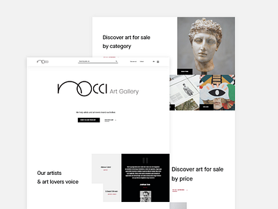 Nocci - Art selling online platform design